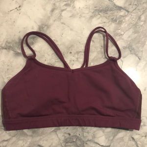 Size 6 Lululemon Plum Sports Bra